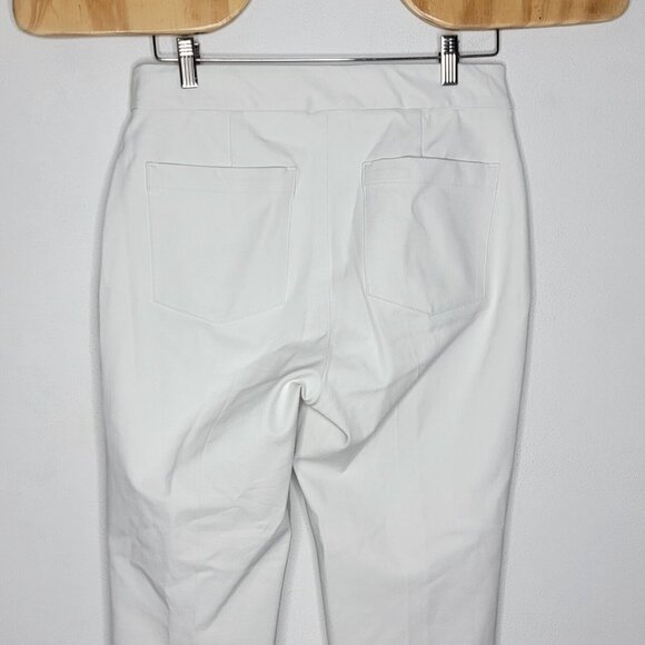 Spanx Medium Classic White On The Go Slim Straight Pant Women's M - Picture 4 of 6